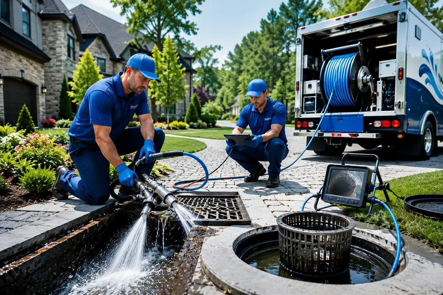 Local outdoor drain cleaning professionals in Marion, CT